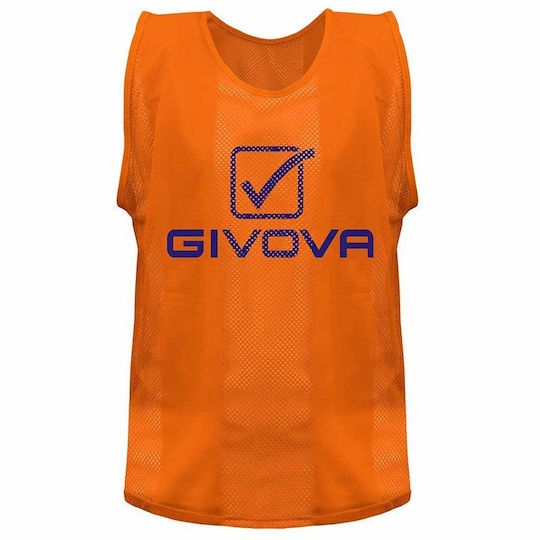 Givova Casacca Pro Adult Training Bib in Orange Color