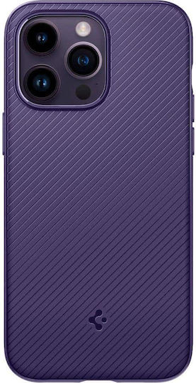 Spigen Mag Armor Back Cover Σιλικόνης Deep Purple (iPhone 14 Pro)