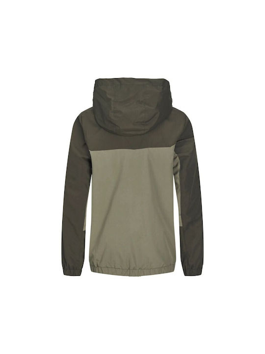 Jack & Jones Kinderjacke Kurz mit Kapuze Khaki