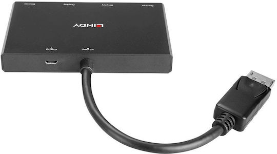 Lindy DisplayPort 1.2 MST Hub 38431