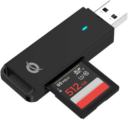 Conceptronic Card Reader USB 3.0 για SD/microSD