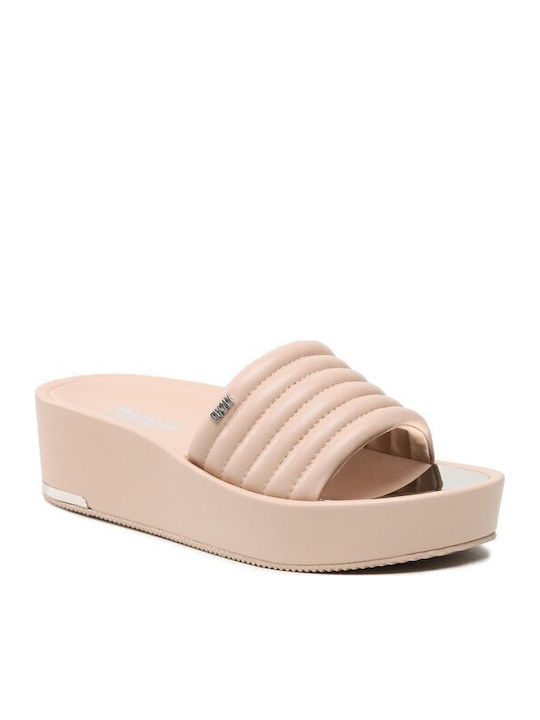 DKNY Egg Nog Πλατφόρμες Μπεζ