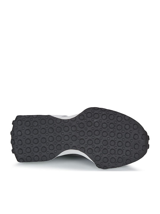 327 Bungee Lace Kids Sneakers Black
