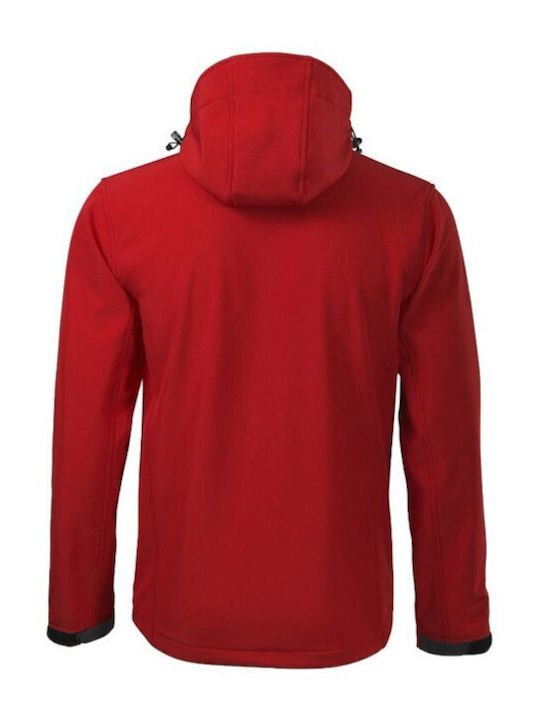 Malfini Performance Men's Winter Softshell Jacket Waterproof and Windproof Red