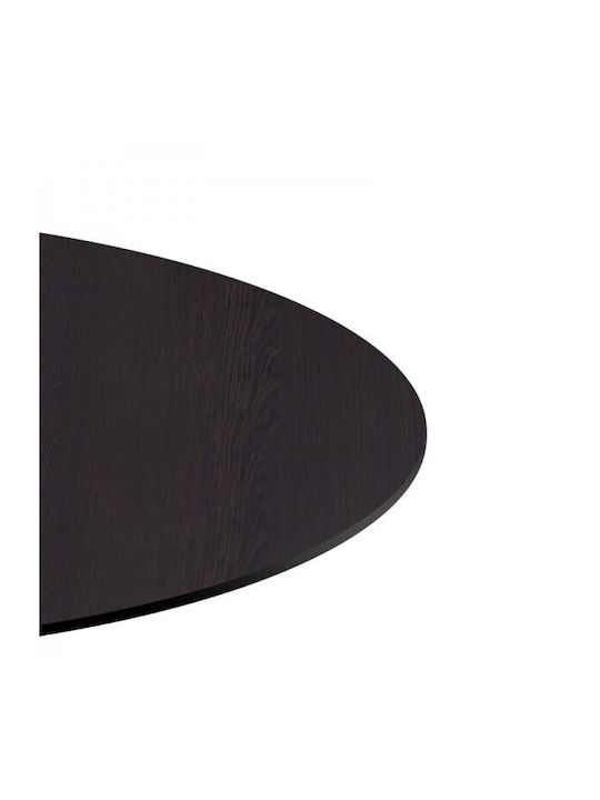 Pakketo PWH-0005 Round Table Surface HPL in Brown Color 60x60x1.2cm