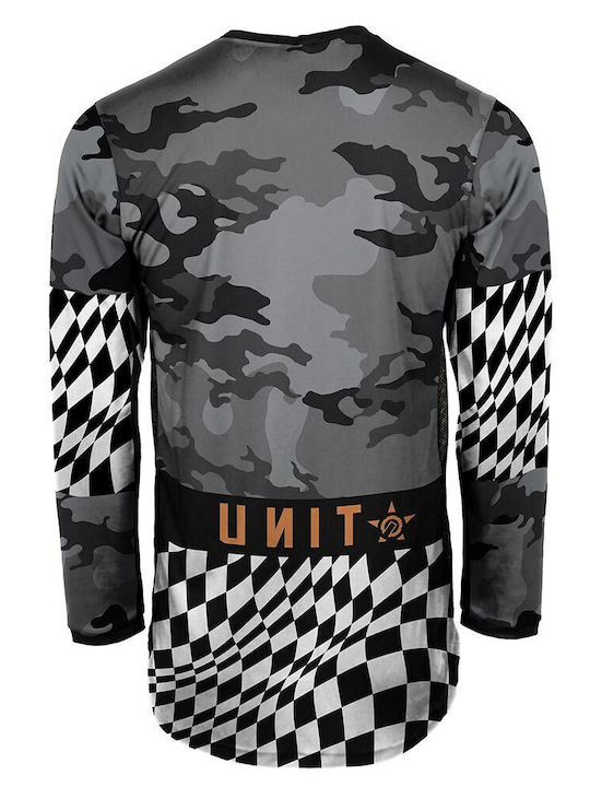 Unit Bulletin Pentru bărbați Tricou Motocross Mânecă lungă Camo