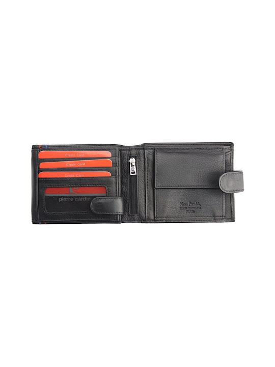 Leather Men's Wallet With RFID Black
