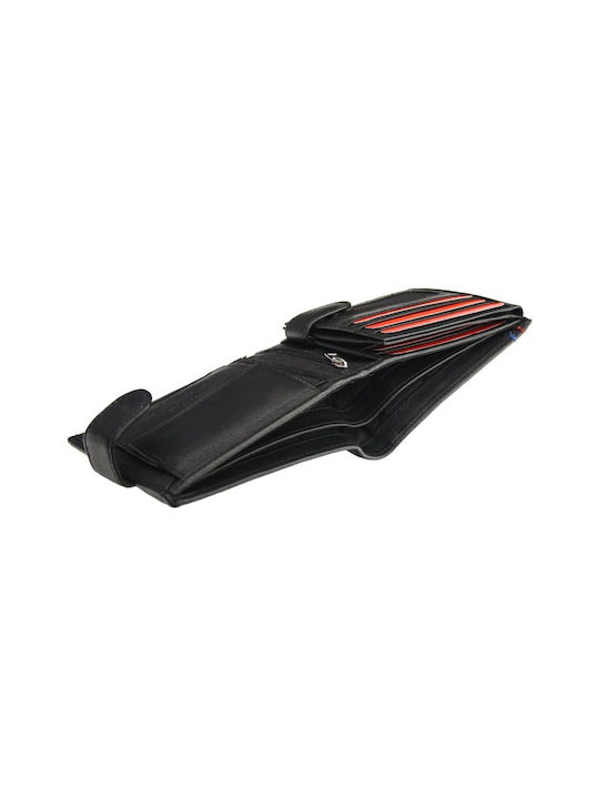 Leather Men's Wallet With RFID Black