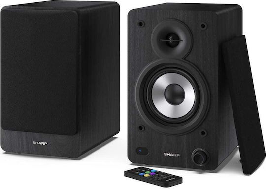Sharp CP-SS30 Αυτοενισχυόμενο Ηχείο με Bluetooth 60W (Τεμάχιο) Μαύρο