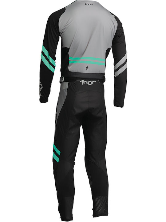 Thor MX Pulse Cube Ανδρική Jersey Motocross Black / Mint SH4221