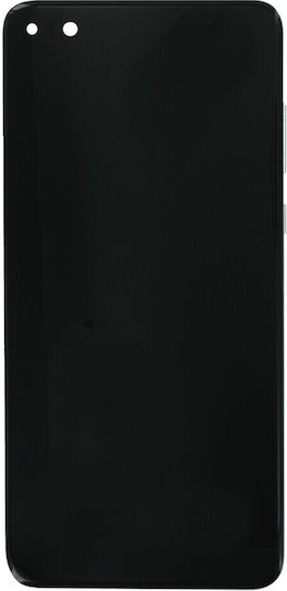 Huawei Screen with Touch Mechanism and Frame for Huawei P40 (White)
