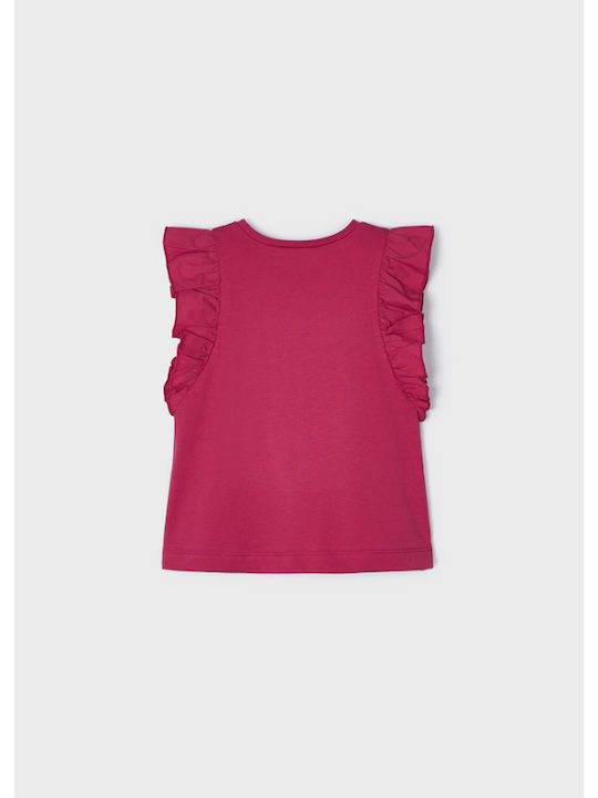 Mayoral Kids Blouse Sleeveless Fuchsia