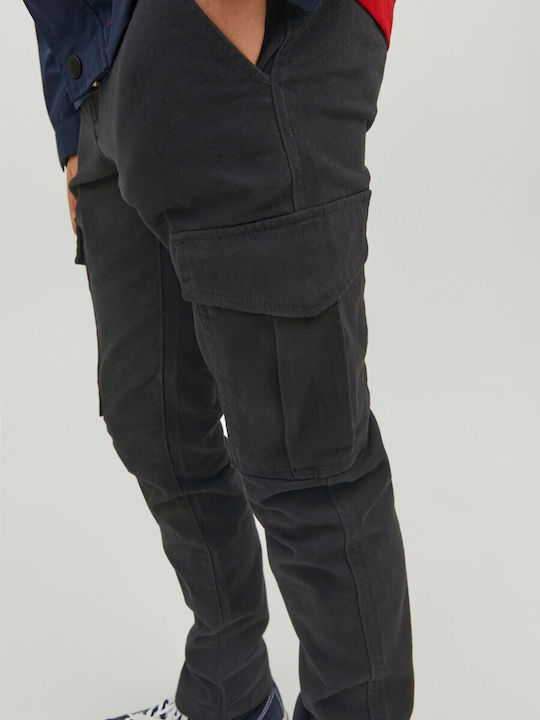 Kinder Hose Chino Stoff Schwarz