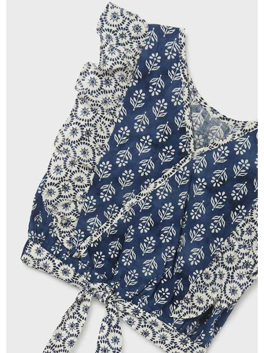Kinderbluse Ärmellos Blau