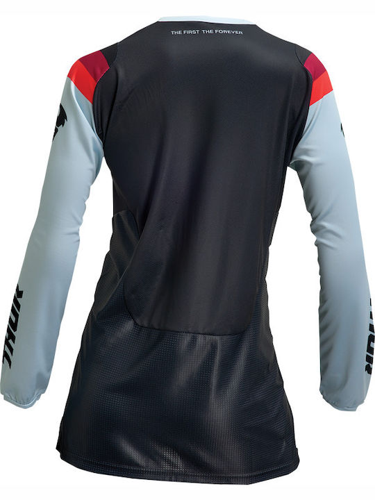 Thor Pulse Rev Γυναικεία Jersey Motocross Black/White