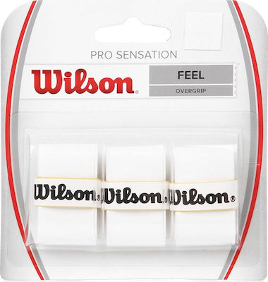 Wilson Sensation Overgrip Λευκό 3τμχ