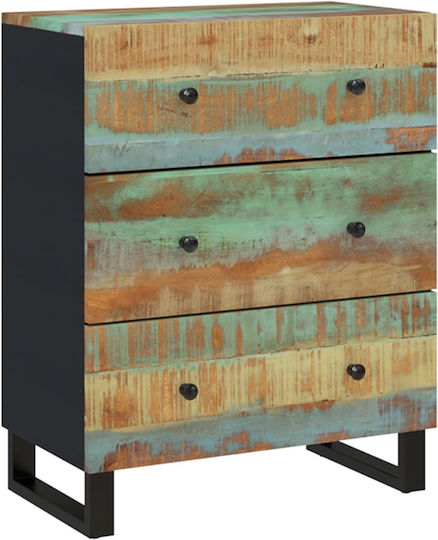 Comoda pentru Dormitor din Lemn Masiv cu 3 sertare 60x33x75buc