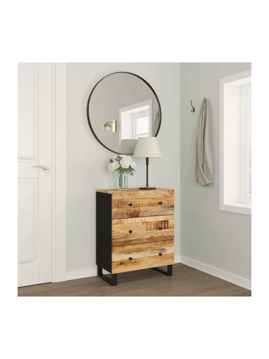 Comoda pentru Dormitor din Lemn Masiv cu 3 sertare 60x33x75buc