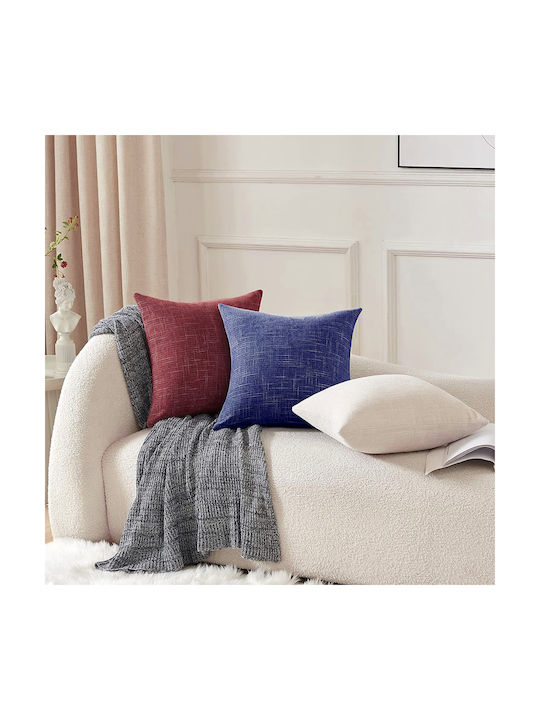 Saray Home Калъф За Възглавница Червен 45x45см