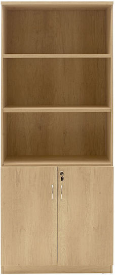 Ντουλάπα Γραφείου Amazon Ξύλινη με Κλειδαριά Sonoma 80x40x200cm