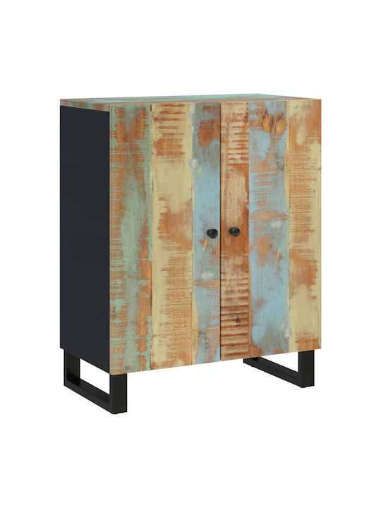 Μπουφές από Ξύλο με Συρτάρια Φυσικό 180x33x75cm