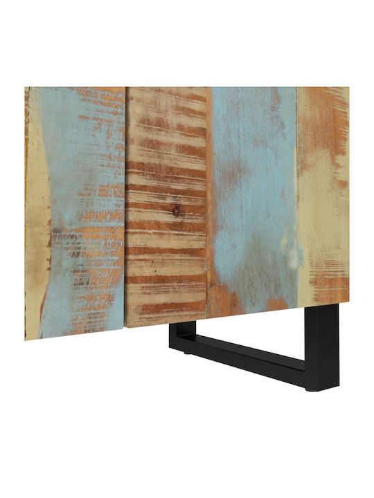 Μπουφές από Ξύλο με Συρτάρια Φυσικό 180x33x75cm