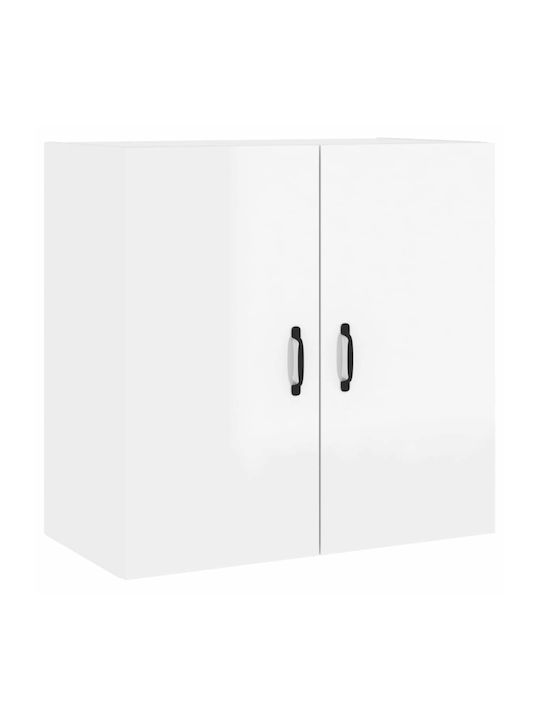 Cabinet Wall Glossy white 60x31x60cm