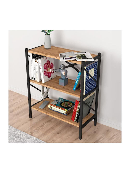 Bookcase Colmar Pine / Oak 66x34x85cm GP041-0002 2