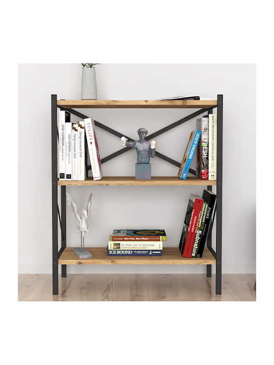Bookcase Colmar Pine / Oak 66x34x85cm GP041-0002 2