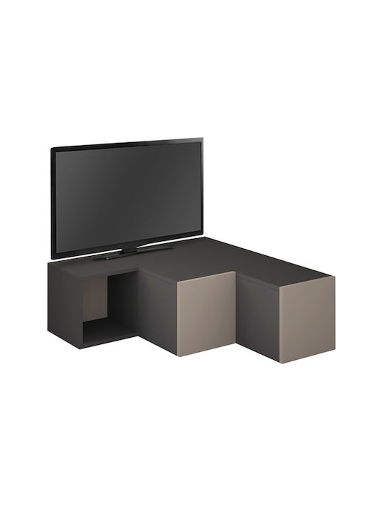 Stand TV Compact Antracit / Mocca Deschis L94,2xA90,6xÎ31,4cm