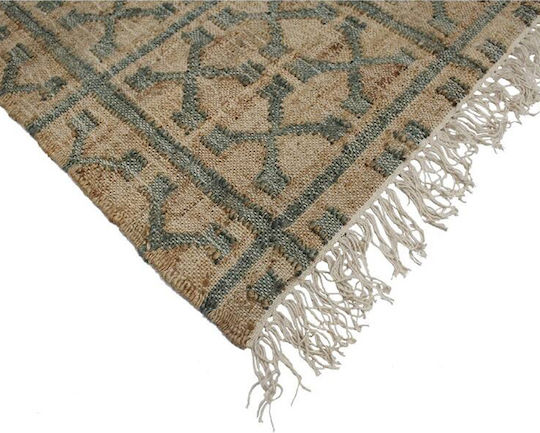 Zaros Quadrate Sommer aus Jute Beige