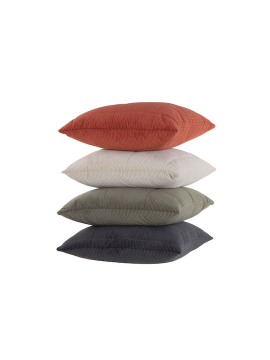 Nef-Nef Homeware Μαξιλάρι Καναπέ Kotler από Βελούδο Kotler Green 45x45εκ.