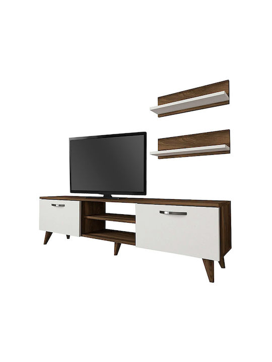 Colin Living Room TV Unit Walnut L150xW30xH40.6cm