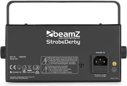 BeamZPro Strobe Light Beam LED Strobederby 2-in-1 Party Effect