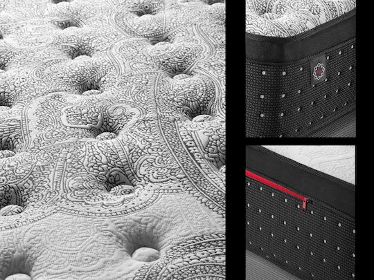Linea Strom Tower Double Ergonomic Mattress 140x200x32cm with Independent Springs & Topper