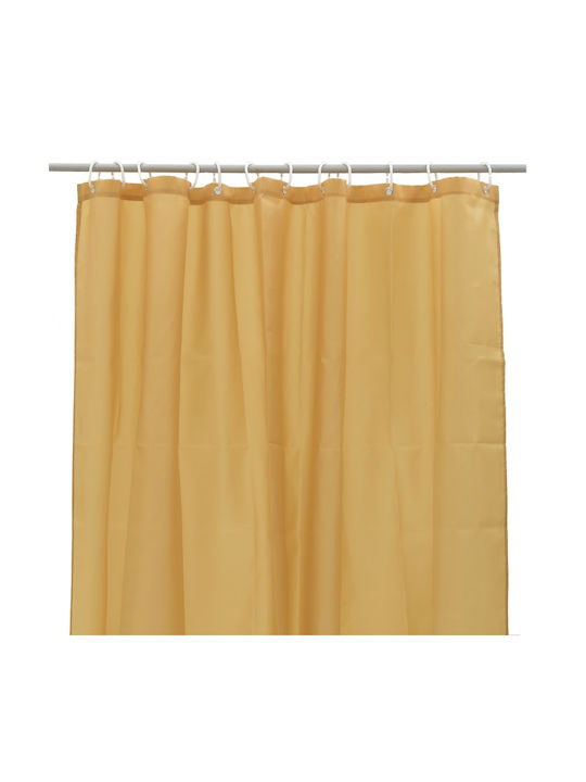 Shower Curtain 180x200cm Yellow