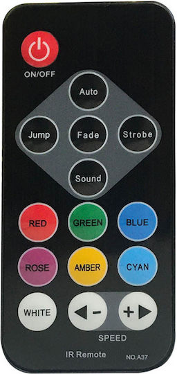 QTX Sound Προβολέας Wash LED PAR BATPAR-18 RGB