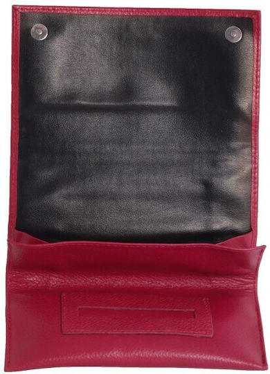 Marvel Lederne Tabaktasche Rosa mit magnetischem Verschluss