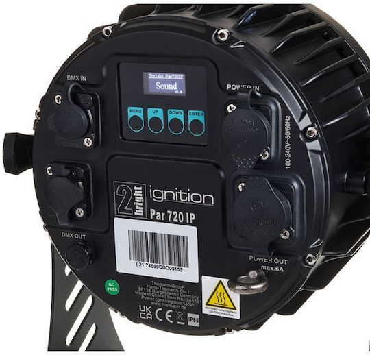 Ignition Προβολέας Beam LED PAR 2bright Par 720 IP RGBALC
