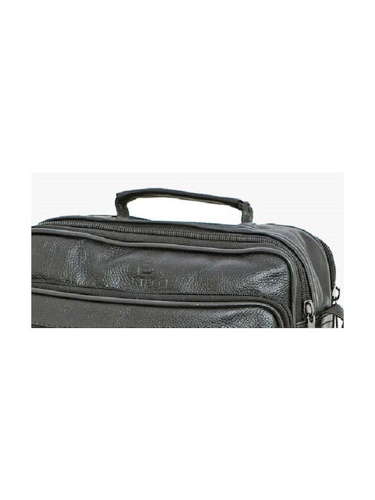 Bartuggi 718-110634 Piele Geantă pentru bărbați Messenger Neagră 718-110634-black