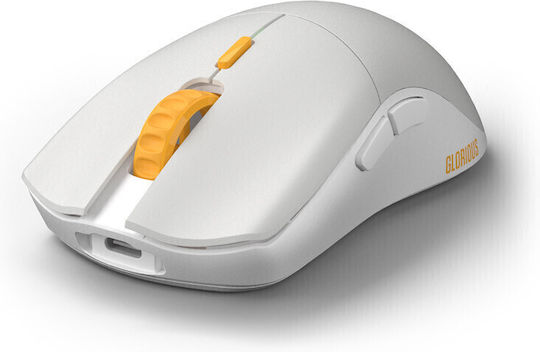 Glorious PC Gaming Race One PRO Ασύρματο Gaming Ποντίκι 19000 DPI Genos Yellow