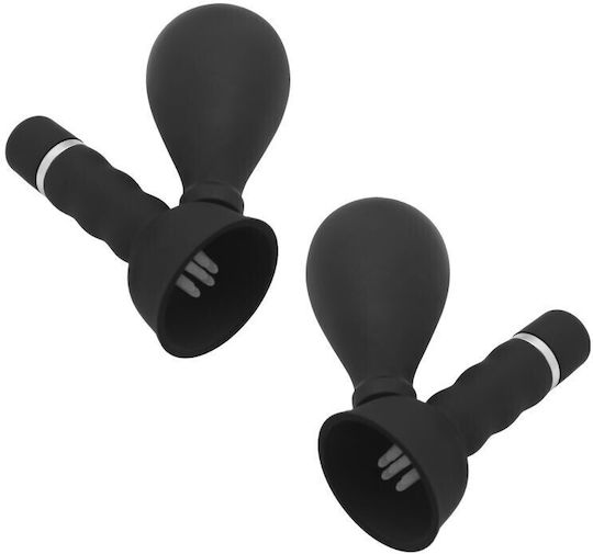 Toyz4lovers Timeless Aspirator Pentru Clitoris Și Sfârcuri Negru 2 Bucăți