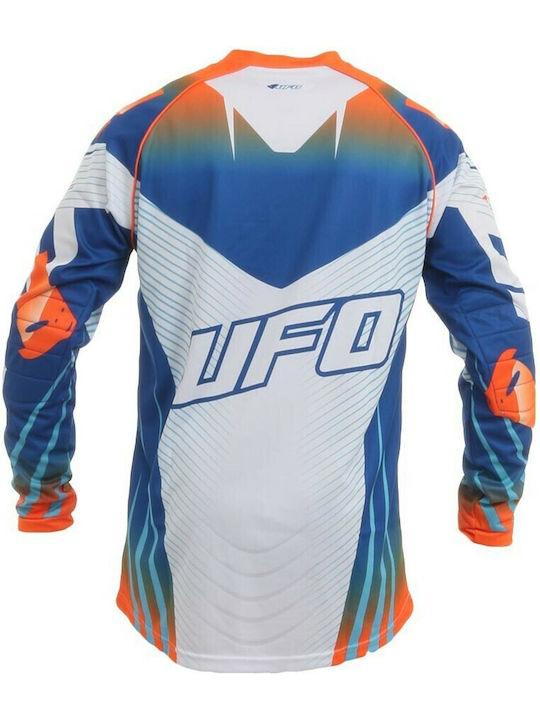 UFO Voltage Ανδρική Μπλούζα Motocross Μακρυμάνικη Blue/White/Orange