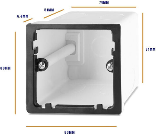 Power Dynamics A100B Priză Amplificator Cu Cadru În Culoare Neagră 952.452