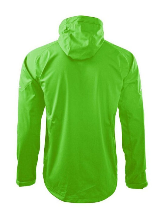 Malfini Men's Winter Softshell Jacket Waterproof and Windproof Green