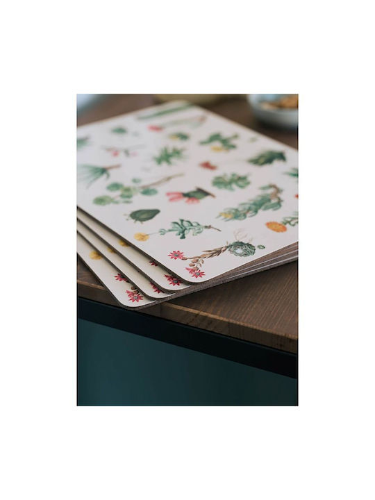 Grupo Erik Botanical Cacti by Kokonote Σουπλά από Φελλό Πολύχρωμο 29x20cm 4τμχ