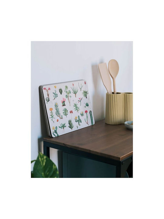 Grupo Erik Botanical Cacti by Kokonote Σουπλά από Φελλό Πολύχρωμο 29x20cm 4τμχ