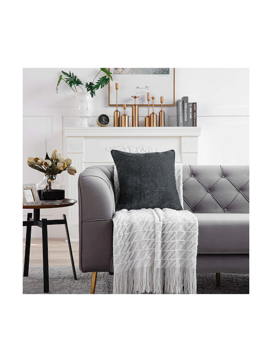 Saray Home Saray Home Zierkissen Grau 45x45cm