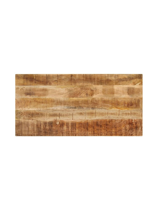 Table Bar from Solid Wood Natural 112x55x108cm
