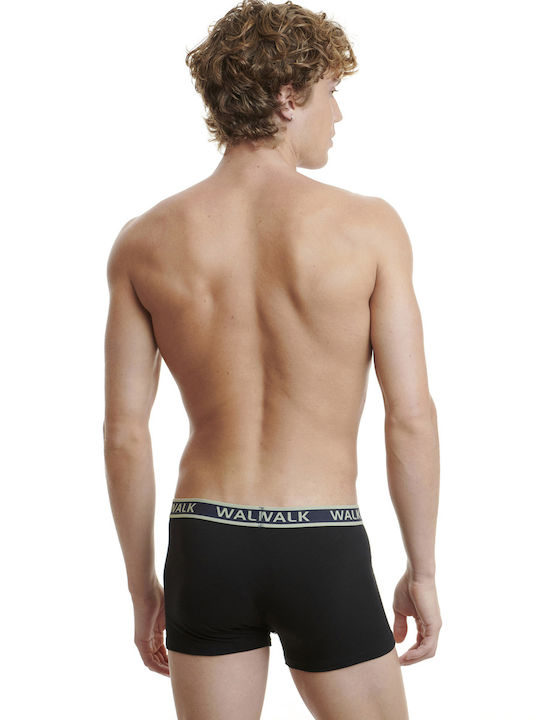 Ανδρικά Μποξεράκια Black Lime / Black Blue 2Pack
